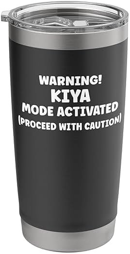 KIYA Personalized Women's Gift Custom KIYA Stainless Steel Insulated Tumbler - Product Image