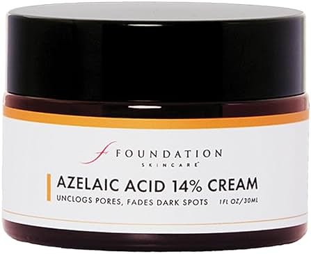 Foundation Skincare Azelaic Acid for Face 14% (1 Fl Oz) – Dermatologist Formula for Uneven and Blemish-Prone Skin - Azalecic Acid Cream Supports Balanced Tone & Smooth Texture for Men & Women - Product Image