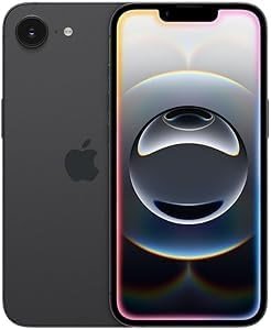Apple iPhone 16e, 128GB, eSIM, Black- Unlocked (Renewed Premium) - Product Image
