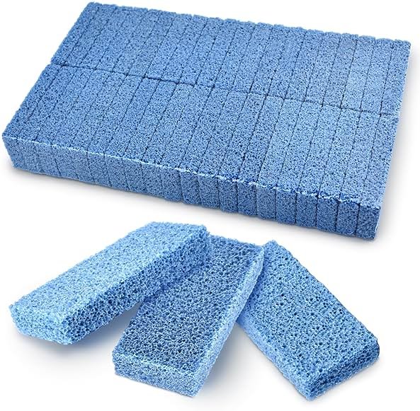 SALVMARY Foot Pumice Stone for Feet Callus Remover, Disposable New Sharper Pumice Scrubber Sponge Pads Pedicure Tools for Salons, 40 Pcs Blue - Product Image