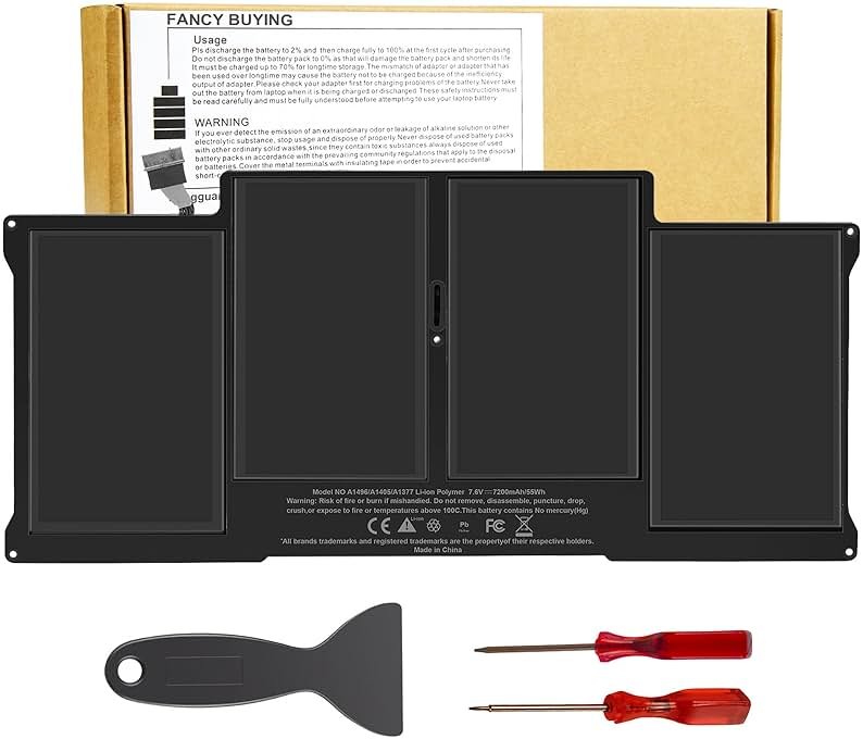 A1405 Laptop Battery for MacBook Air 13 inch A1466 (Mid 2012,Mid 2013,Early 2014, Early 2015,2017) A1369 (Late 2010, Mid 2011 Version) fits A1496 A1377 [EMC :2925, 2469, 2559, 2392, 2632, 3178] - Product Image
