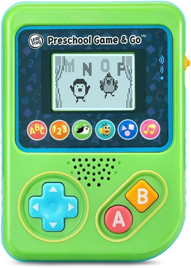 LeapFrog Preschool Game and Go Handheld Video Game Toy, Green - Product Image