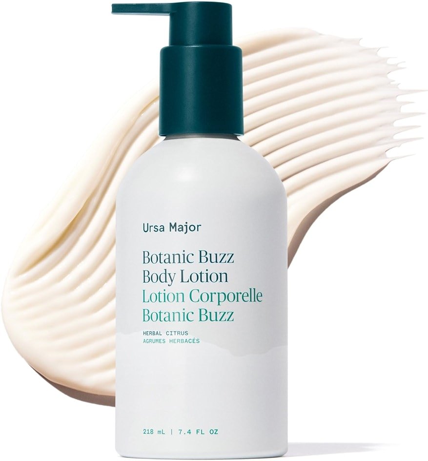 Ursa Major Botanic Buzz Body Lotion | Natural, Vegan and Cruelty-Free | Moisturizes, Soothes and Hydrates Skin | Formulated for Men & Women | 7.37 ounces - Product Image