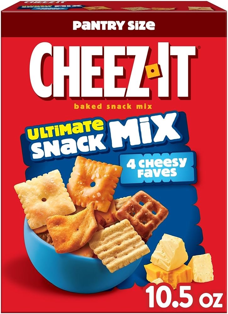 Cheez-It Ultimate Snack Mix, Salty Snacks, Pantry Size, 10.5oz Box (1 Box) - Product Image