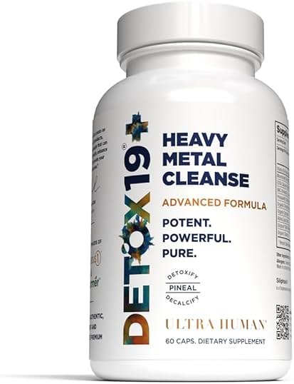 Ultra Human Daily Wellness Support – Heavy Metal Detox Cleanse, with Zeolite, Shilajit, Organic Chlorella & Spirulina, NAC & Alpha Lipoic. Supports Daily Detox, Cognition, Immune System -(Made in USA) - Product Image