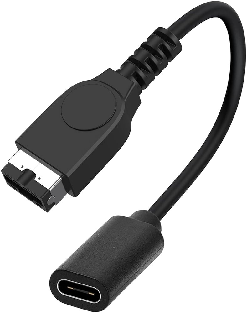USB-C for Gameboy Advance SP Charger, USB Type C Adapter for Nintendo DS and Game Boy Advance GBA SP Consoles Charging Cable - Product Image