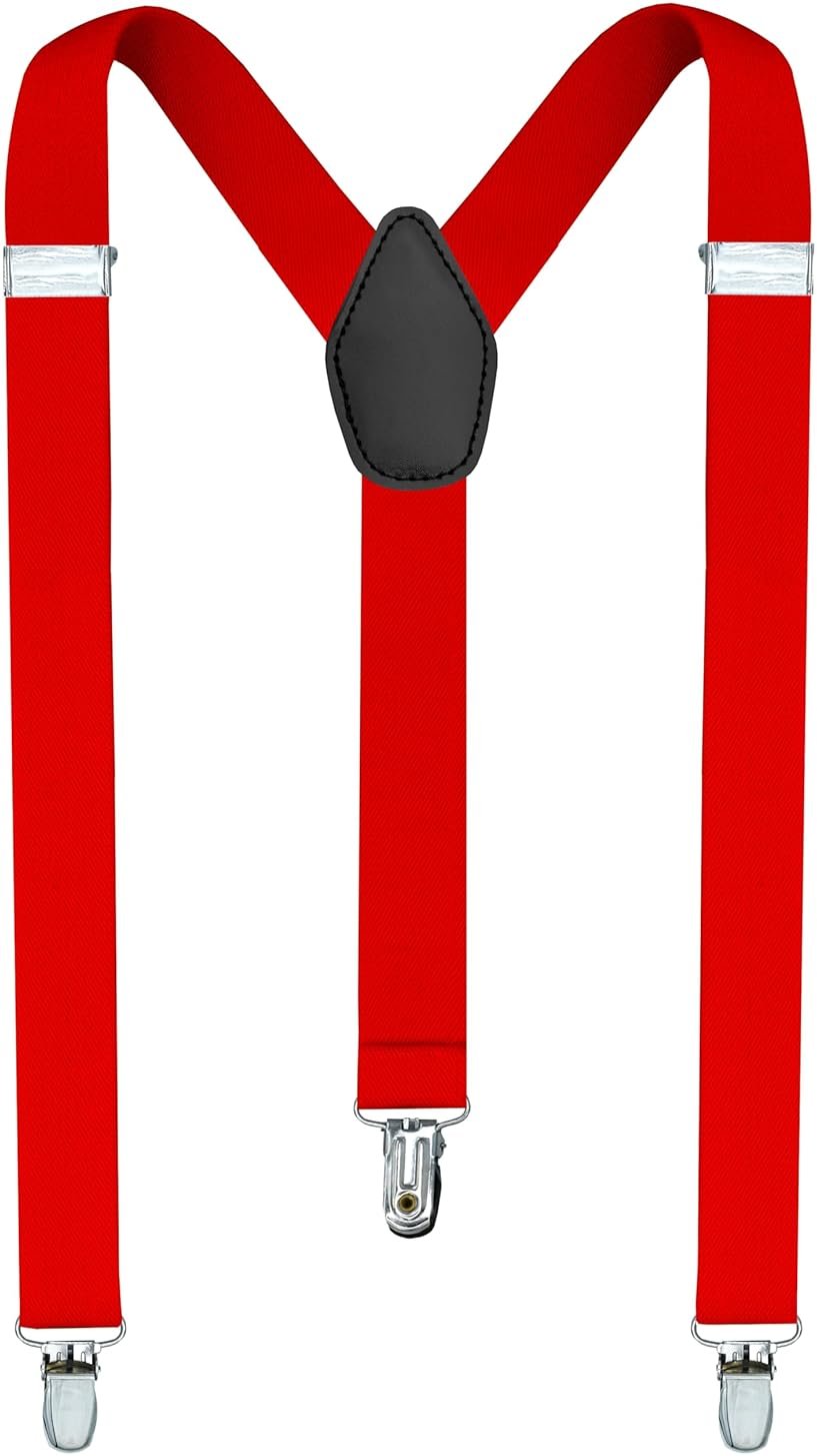 alsat Suspenders for Men Heavy Duty – Adjustable Y-Back Mens Suspenders with Strong Metal Clips - Product Image