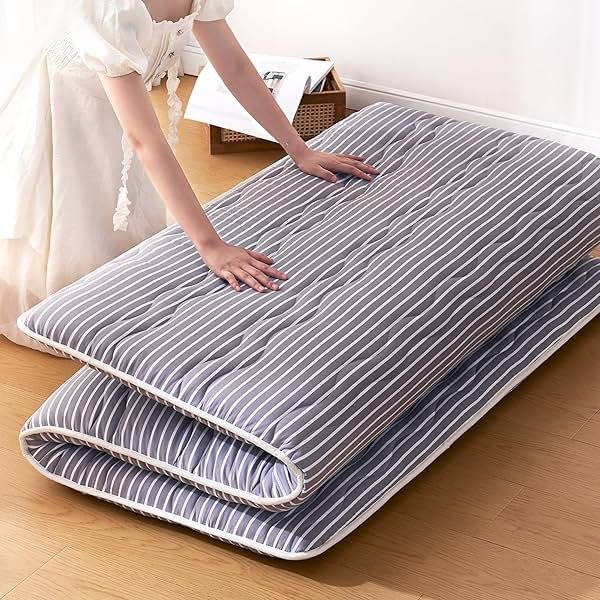 jzbearapt Premium Foam Japanese Floor Mattress Futon Mattress,100% High Density Comfortable Foam,Thicken Tatami Mat Sleeping Pad,Portable Kids Adults Sleeping Mats for Guest Room, Dormitory - Product Image