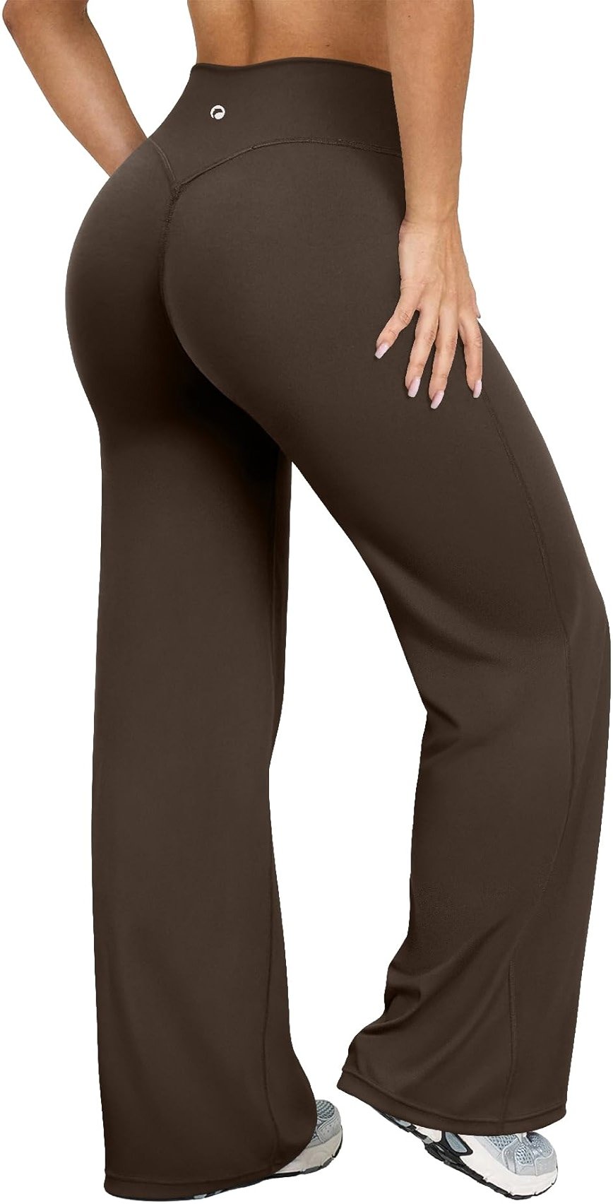 OQQ Yoga Pants Women High Waist Stretch Casual Soft Straight Leg Bottoms - Product Image