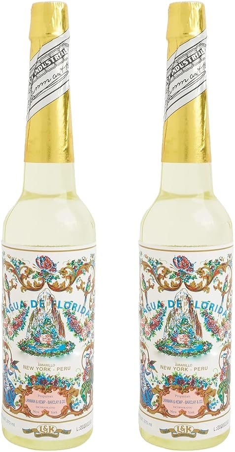 Genuine Lanman & Kemp Peruvian Agua de Florida 270 ml - Shamanic Cleansing Spirit Water (Pack of 2) - Product Image