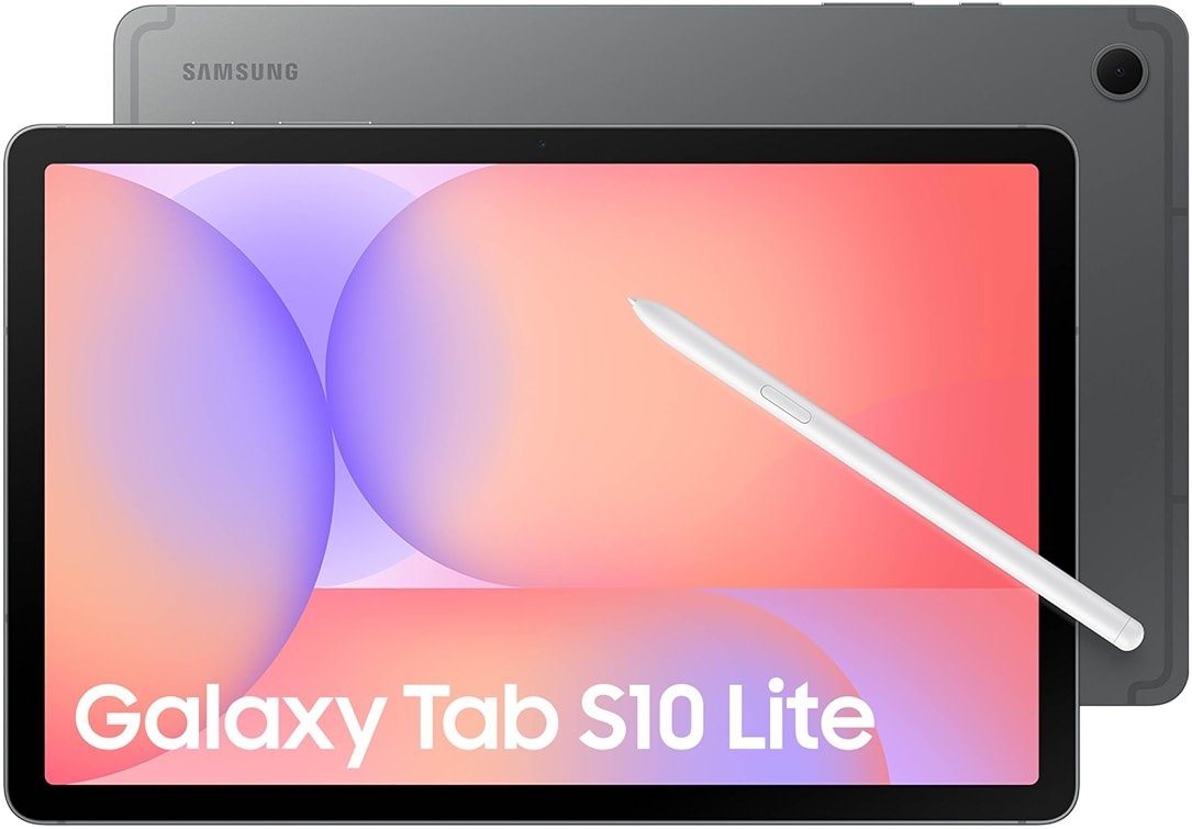 Samsung Galaxy Tab S10 Lite, 6GB RAM, 128GB, 2TB Expand, Long Battery Life, 10.9” LCD, S Pen for Note-Taking, Exynos 1380, Circle to Search, AI Tools, Gray - Product Image