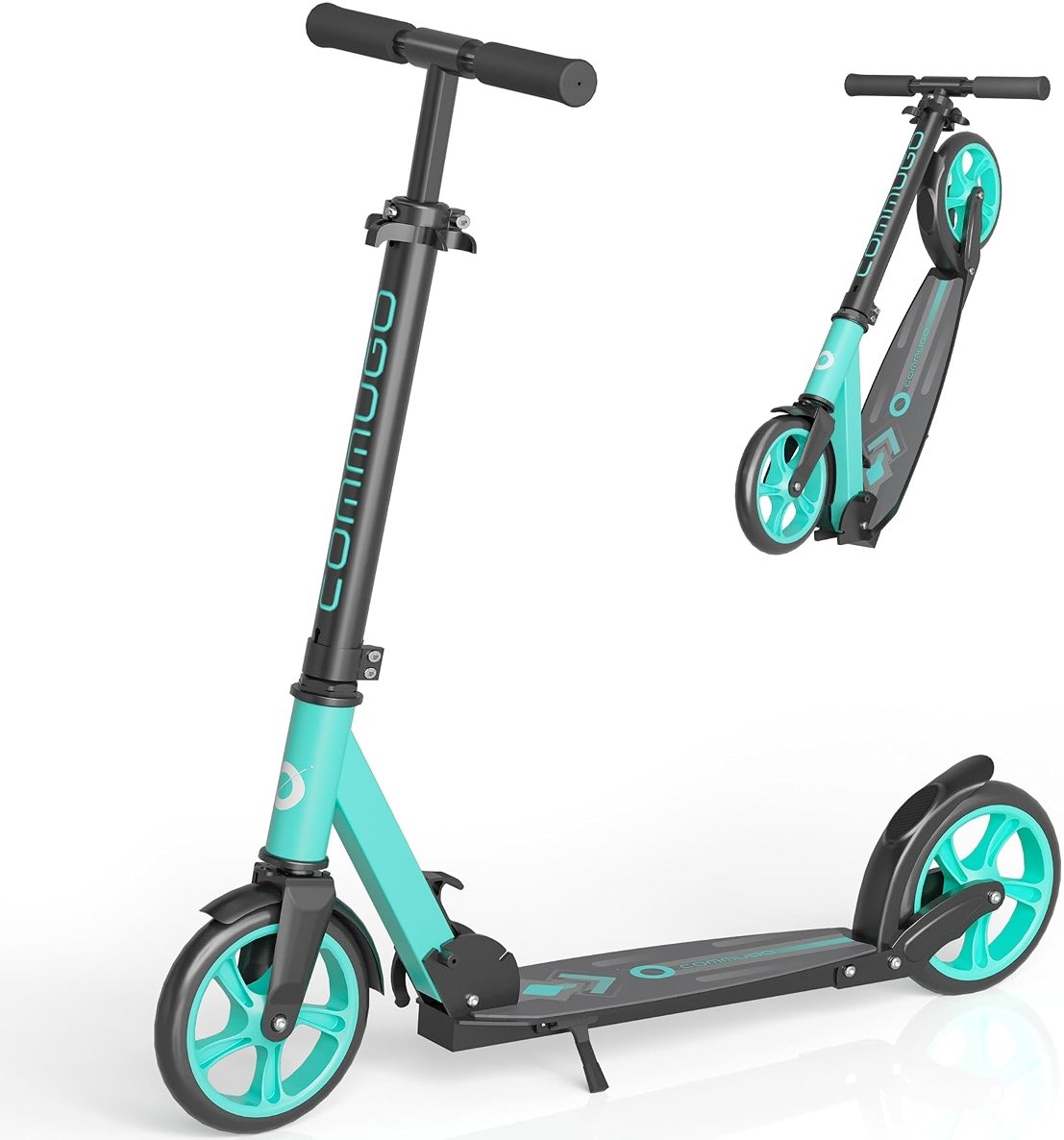Kick Scooter for Kids 5-12, Teens, Adults, CPSC Certified Foldable Lightweight Sport Scooter with 8 Inch Wheels, Max Load 240 LBS, Gift for Childs - Product Image
