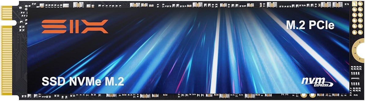 SIX NVME M.2 SSD 2TB - PCIe gen 5.0x4 X15000 SSD M.2 2280, Seq. Speed Up to 14,300MB/s,AI Computering Gaming by Internal Solid State Hard Drive for Laptop/Desktop PC Nvme m2 PCIe 5 2TB with Heatsink - Product Image