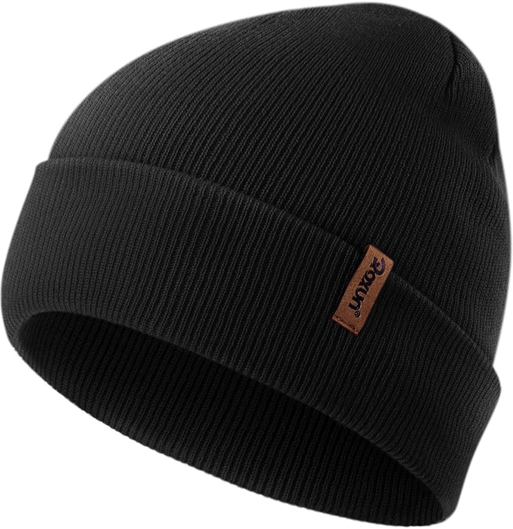 ROXUN Beanie for Men/Women Winter Hat Knit Cuffed Soft Warm Unisex Skull Stocking Cap - Product Image