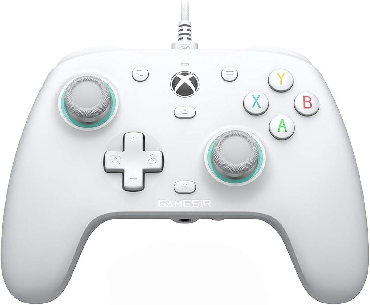 GameSir G7 SE Plud and Play Controller with Hall Effect Joysticks/Hall Trigger, Anti-Drift Wired Gamepad for Xbox Series X|S, Xbox One & Windows 10/11, 3.5 mm Audio Jack - White (Renewed) - Product Image