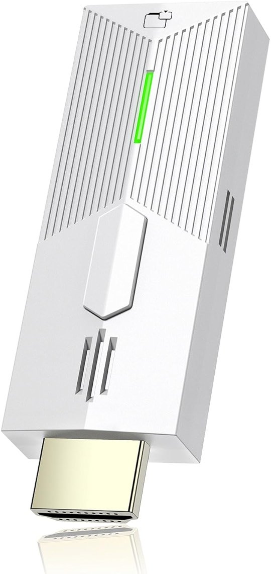 2026 Upgrade Wireless Display Dongle Adapter, Portable Transmitter 1080p HDMI Streaming, AirPlay/Miracast, 5GHz WiFi | Plug & Play for Smartphone/PC/TV/Projector - Product Image