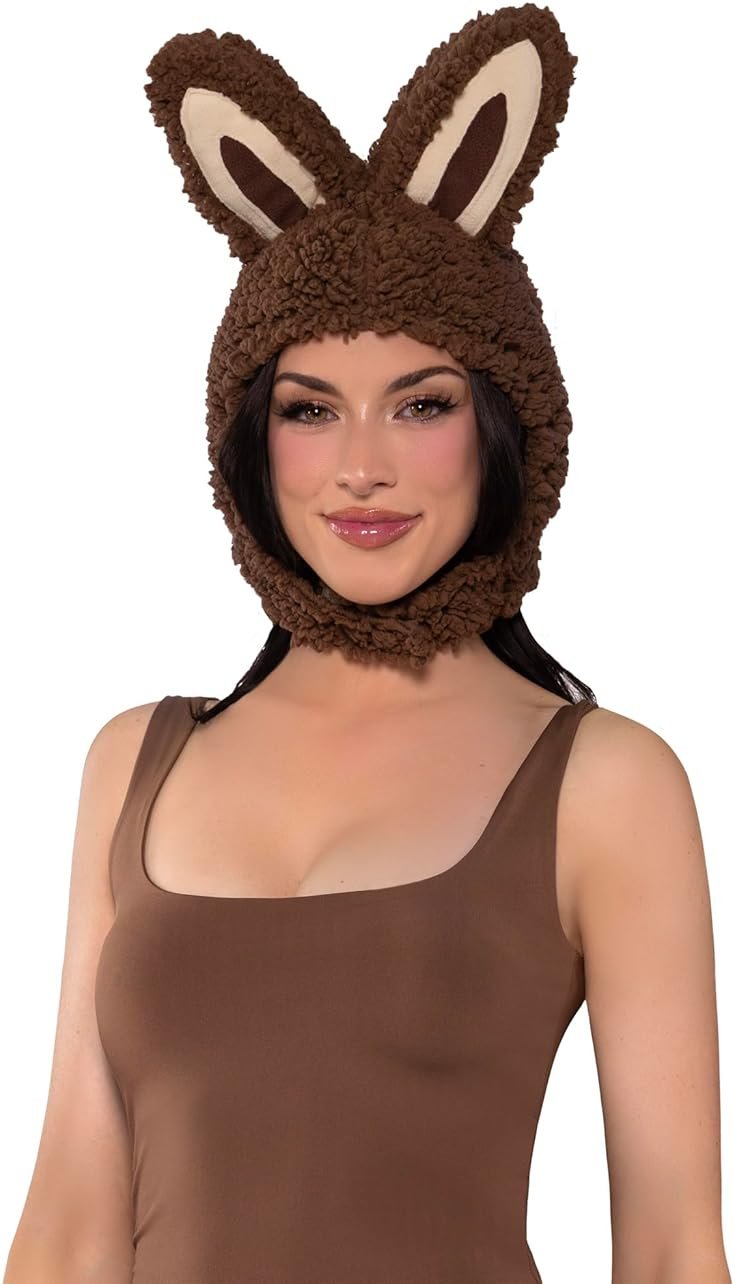 Leg Avenue Women's Halloween Costumes for Women Cute Bunny Monster Hood Animal Ears Bonnet - Product Image