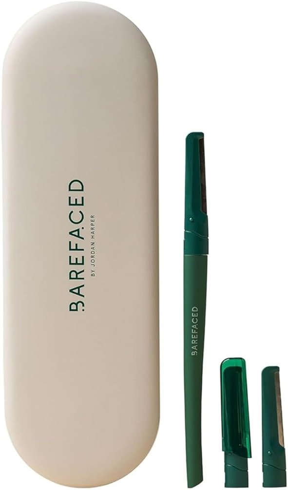 Barefaced Facial Razor – Stainless Steel Dermaplaning Tool for Women – Facial Shaving Tool Removes Peach Fuzz & Dead Skin, Improves Skincare Absorption, Brightens Skin & Smooths Makeup Application - Product Image