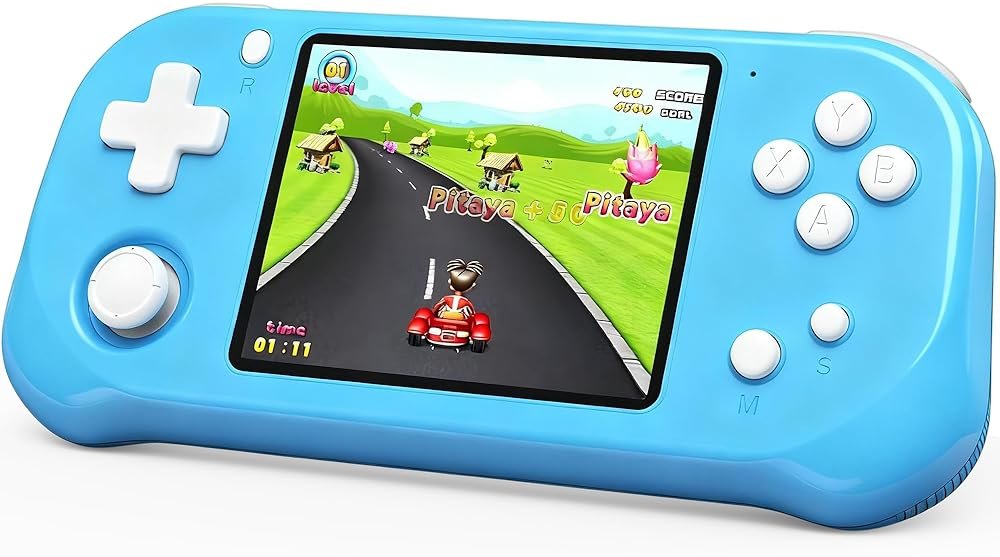Beijue Handheld Game Console for Kids with 3.5'' IPS Screen 139 Video Games | Portable Rechargeable 32Bit Gaming Player, Eye-Care IPS Display, USB-C 6H Play, Travel Toy for Car Flights,Boys Girls Gift - Product Image