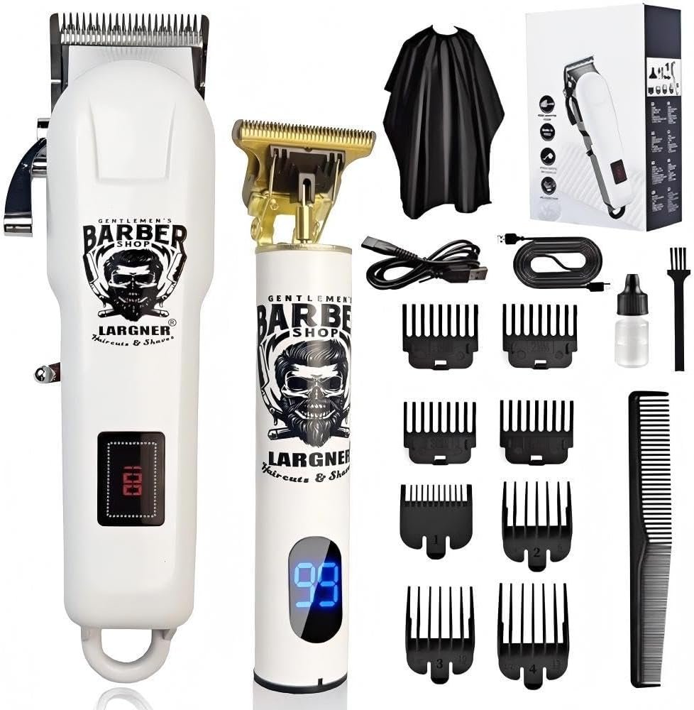 Hair Clippers for Men - Clippers and Hair Trimmers Set, Barber Clippers, Cordless Electric Clippers and Trimmers with Box, Professional Hair Clippers for Men Gifts - Product Image