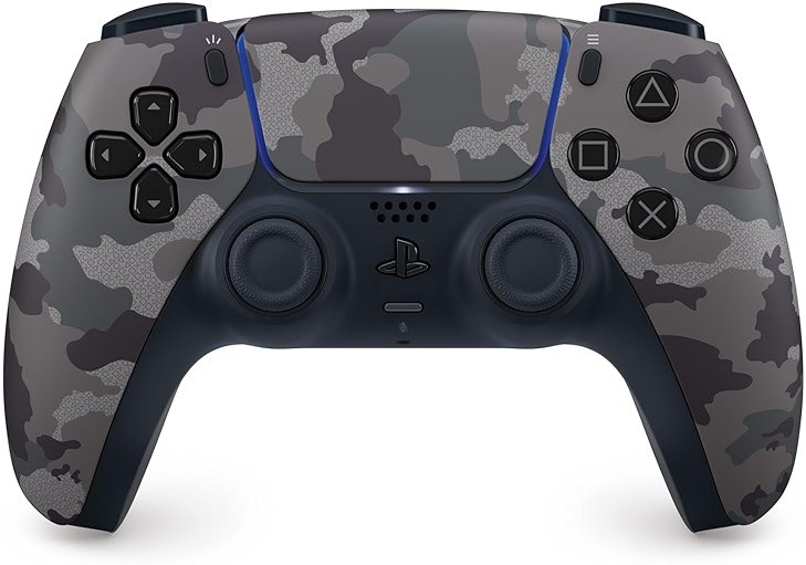 PlayStation DualSense™ Wireless Controller – Gray Camouflage - For PS5, PC, MAC & Mobile - Product Image