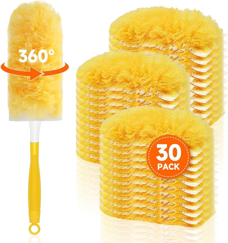 SetSail 30 Count Duster Refills for Swiffer Duster with 1 Handle Dusters for Cleaning Disposable Duster Refill Multi Surface 360 Duster Cleaner Kit for Ceiling Fan, Blind, Furniture - Product Image