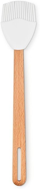 Le Creuset Silicone Signature Basting Brush, White - Product Image