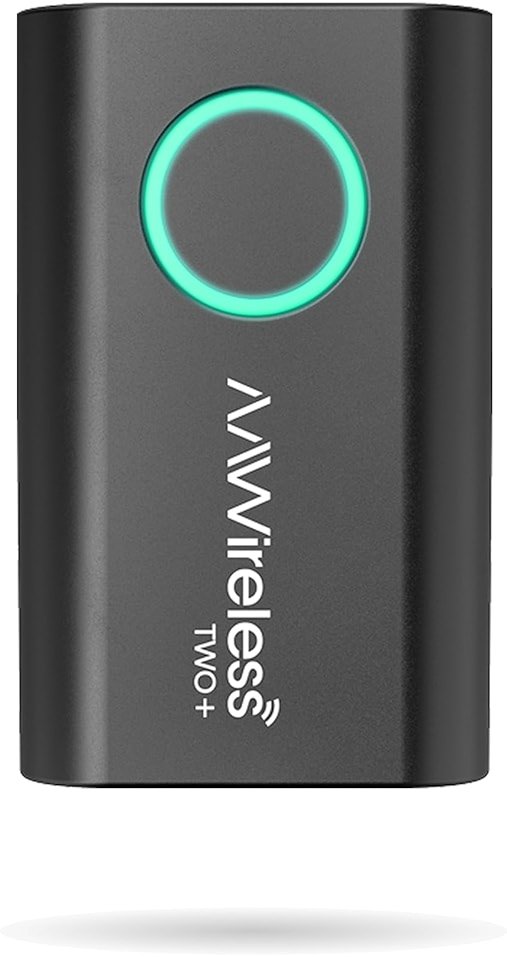 AAWireless TWO+ Compatible with Android Auto & Apple Carplay 2-in-1 Wireless Adapter | Wireless Connection via Bluetooth & WiFi | iPhone X+ & Android 11+ | Multifunctional Button | Made in Europe - Product Image