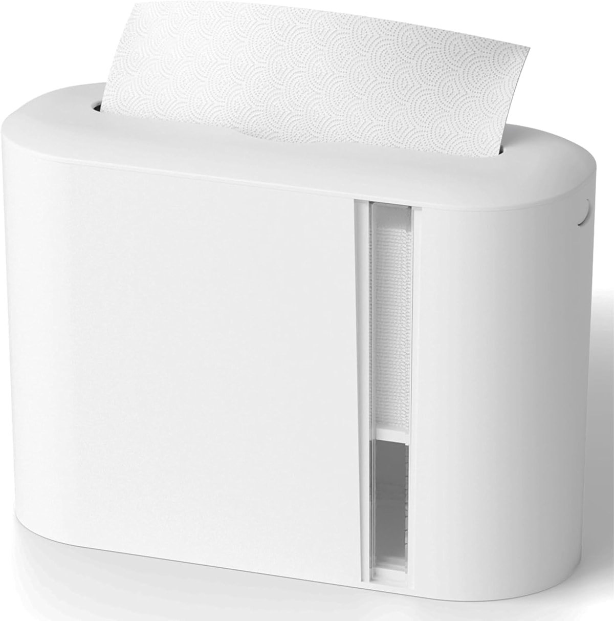 Yieach Touchless Paper Towel Dispenser for Countertop,Home,Bathroom and Kitchen,White Commercial Multifold Paper Towel Dispenser for Z-fold,Folded,Trifold,Napkin,C fold,Tri Fold Hand Towels Holder - Product Image