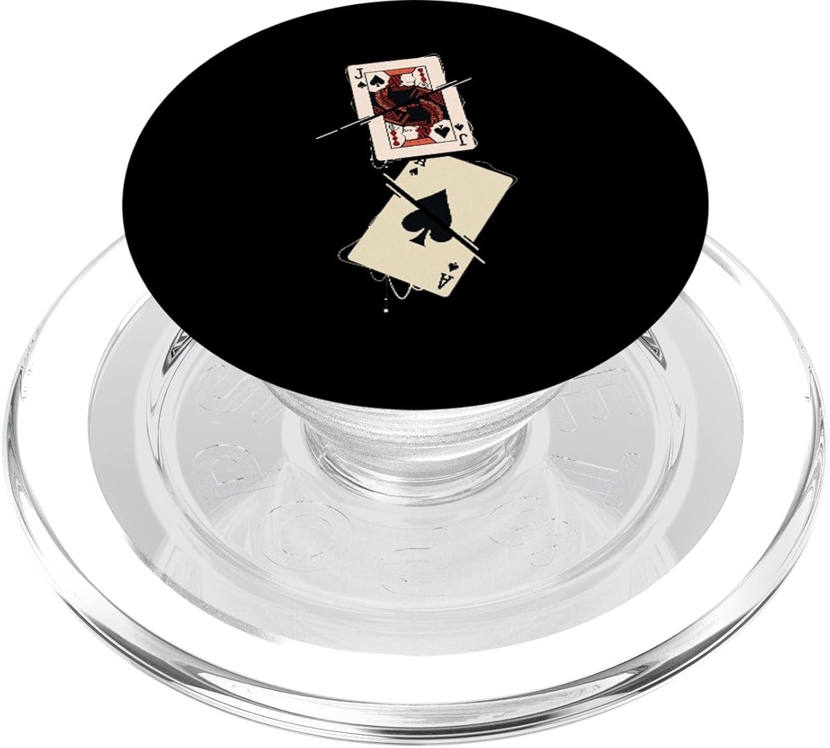 Playing Cards I Casino Gambling I Blackjack PopSockets PopGrip for MagSafe - Product Image