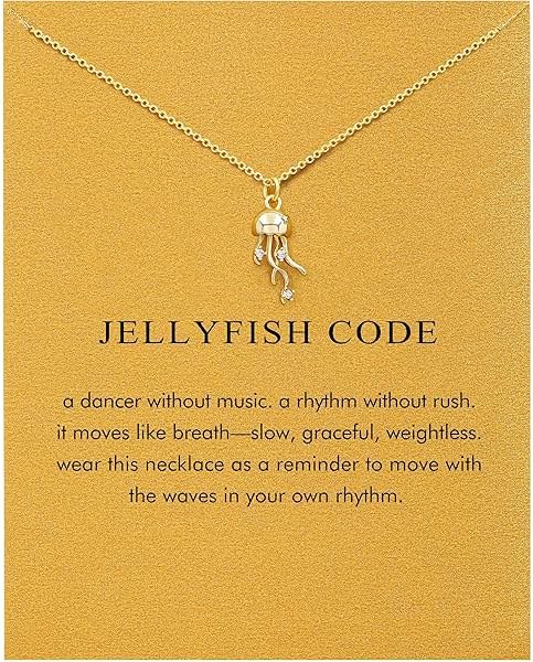 Baydurcan Necklaces for Women Teens 14K Golden Plated Pendant Highland Cow Cat Mahjong Necklace Gifts for Birthday Graduation Friendship Gifts - Product Image