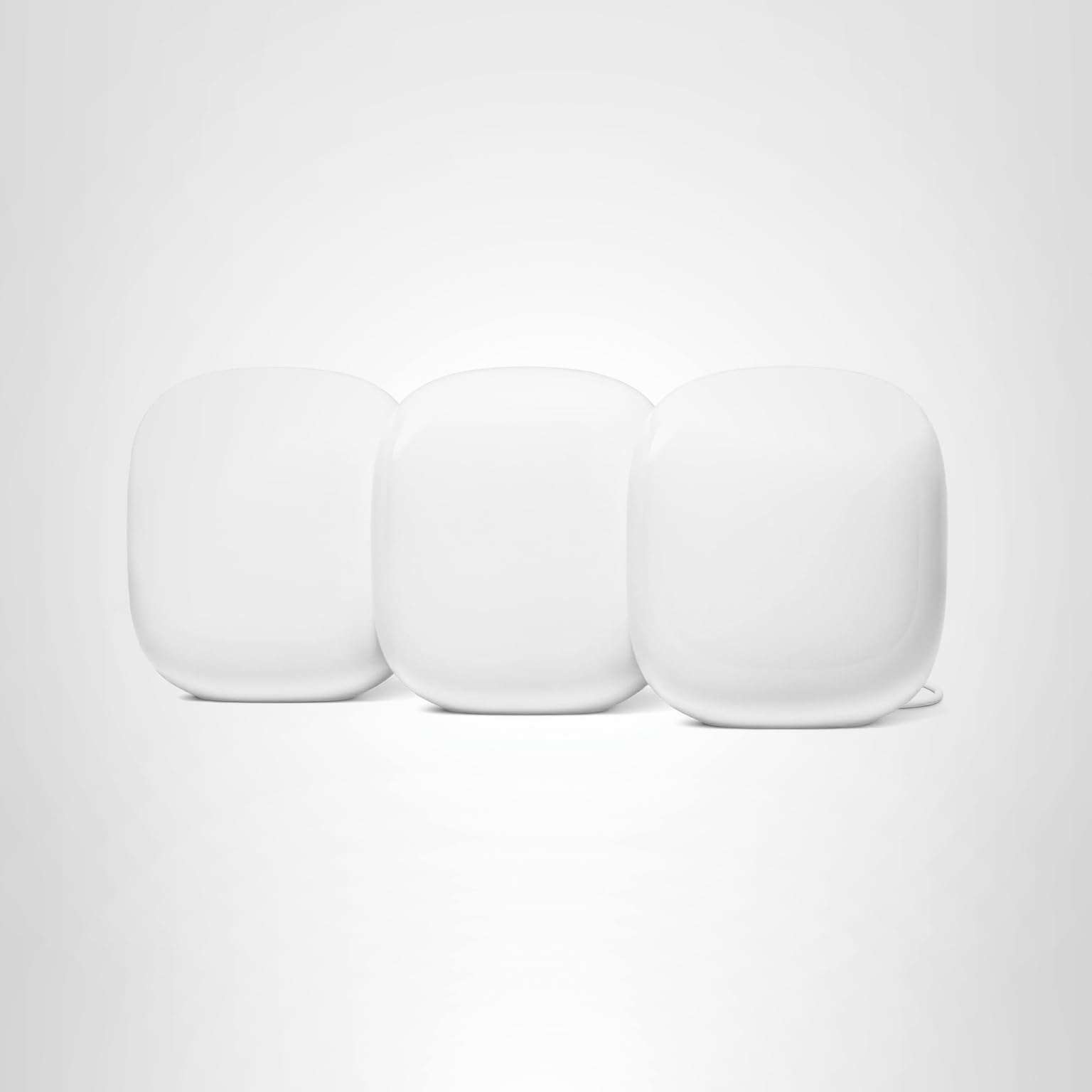Google Nest WiFi Pro - 6E - Reliable Home Wi-Fi System with Fast Speed and Whole Home Coverage - Mesh Router - 3 Pack - Snow - Image 13