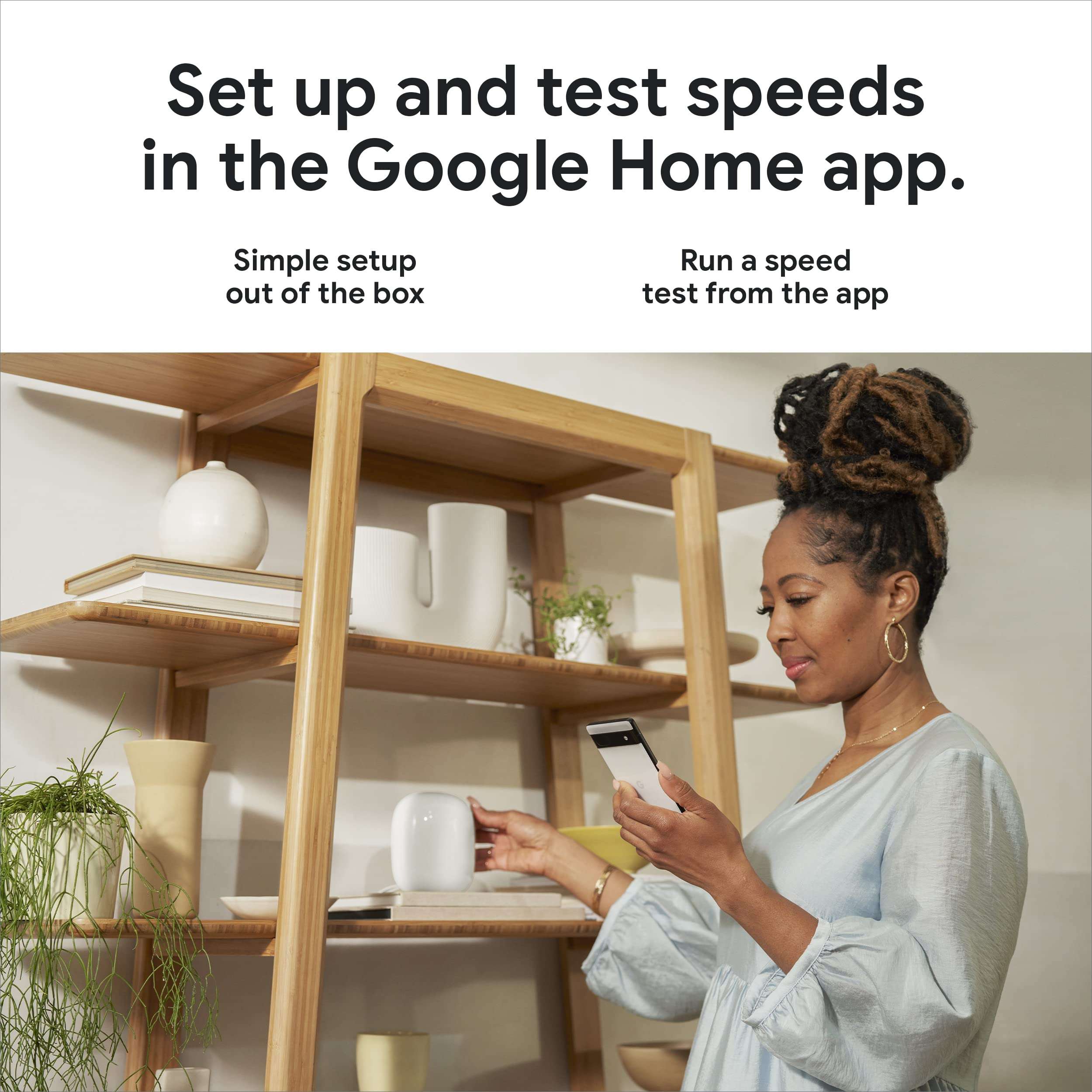 Google Nest WiFi Pro - 6E - Reliable Home Wi-Fi System with Fast Speed and Whole Home Coverage - Mesh Router - 3 Pack - Snow - Image 12