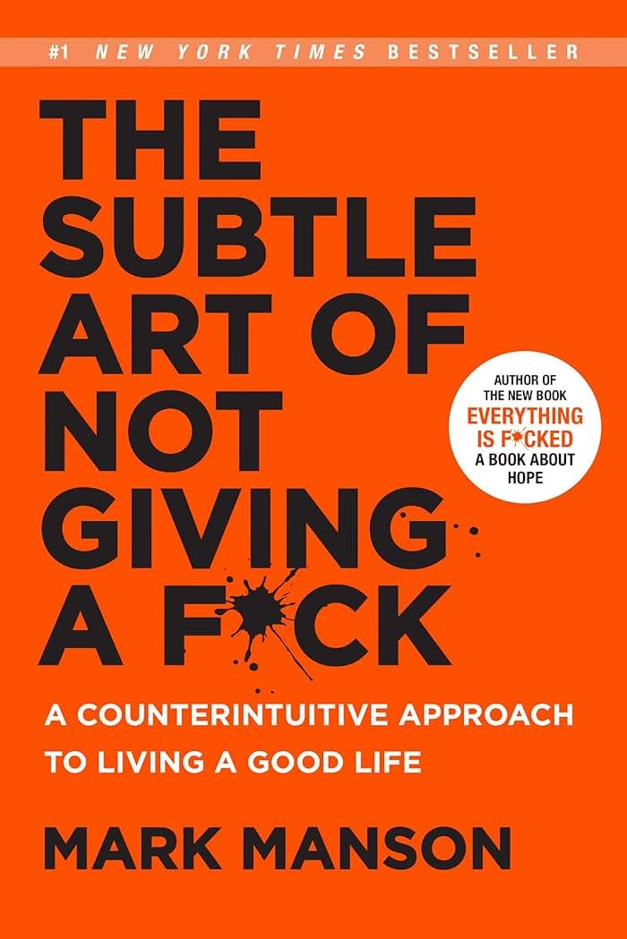 The Subtle Art of Not Giving a F*ck: A Counterintuitive Approach to Living a Good Life - Product Image