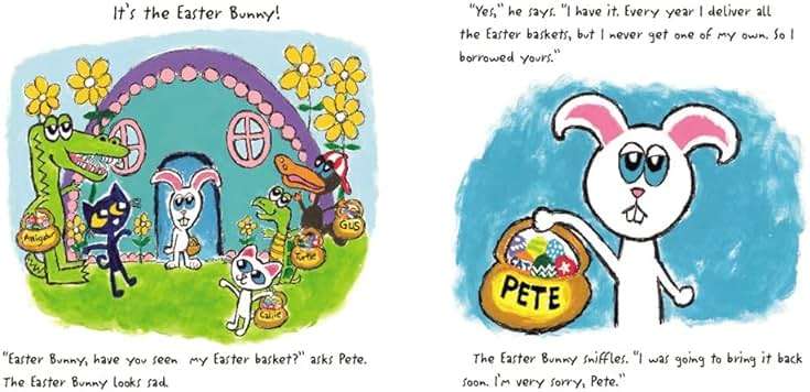 Pete the Cat and the Easter Basket Bandit: An Easter And Springtime Book For Kids – Help Pete and Friends Hunt for the Missing Basket and Learn About Sharing - Image 4