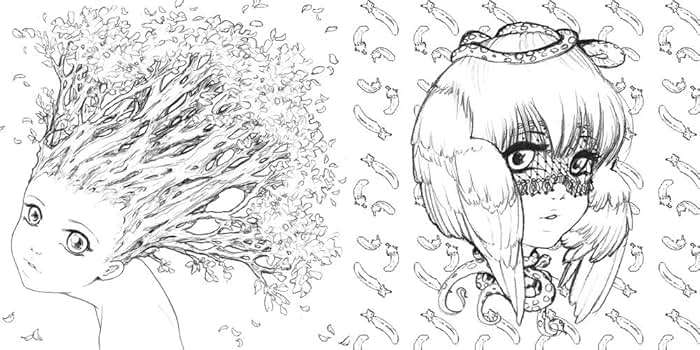 Pop Manga Coloring Book: A Surreal Journey Through a Cute, Curious, Bizarre, and Beautiful World - Image 5