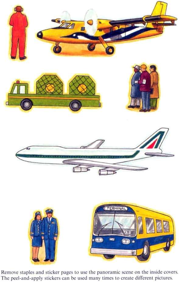 Little Airport Sticker Activity Book (Dover Little Activity Books: Travel) - Image 5