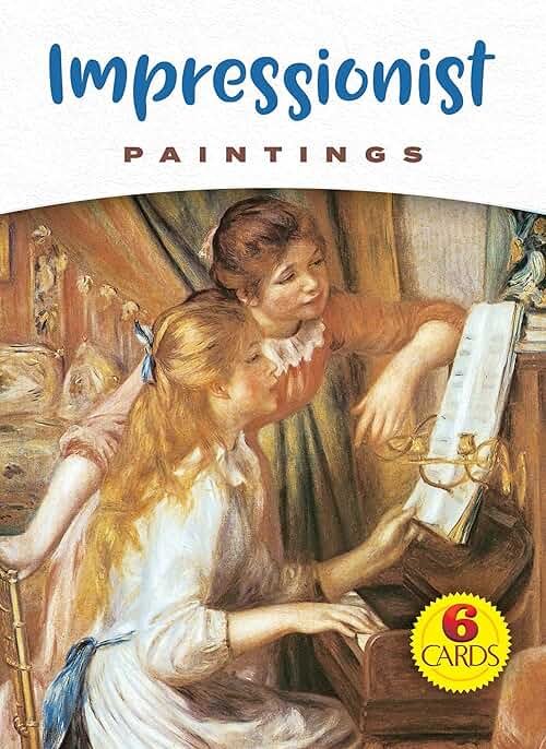 Impressionist Paintings: 6 Cards (Dover Little Activity Books: Art & Desig) - Product Image