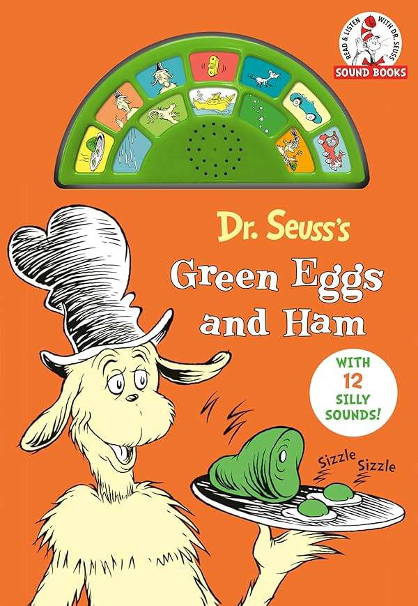 Dr. Seuss's Green Eggs and Ham with 12 Silly Sounds!: An Interactive Read and Listen Book (Dr. Seuss Sound Board Books) - Image 1