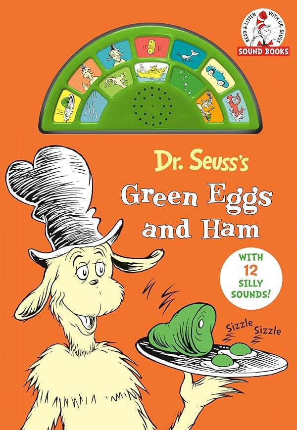 Dr. Seuss's Green Eggs and Ham with 12 Silly Sounds!: An Interactive Read and Listen Book (Dr. Seuss Sound Board Books) - Product Image