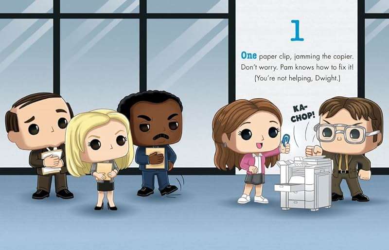 The Office: Counting with Office Supplies! (Funko Pop!) (Little Golden Book) - Image 3
