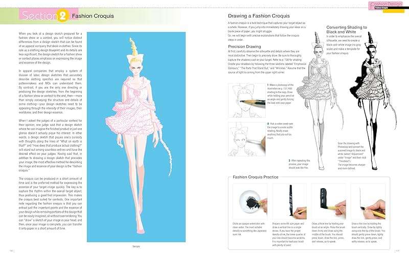 Fashion Design Archive: A Guide to Clothing Construction, Textiles, and Fashion Illustration - Image 8