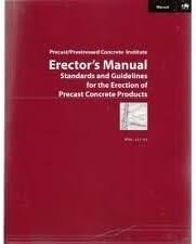 Erector's manual: Standards and guidelines for the erection of precast concrete products - Product Image