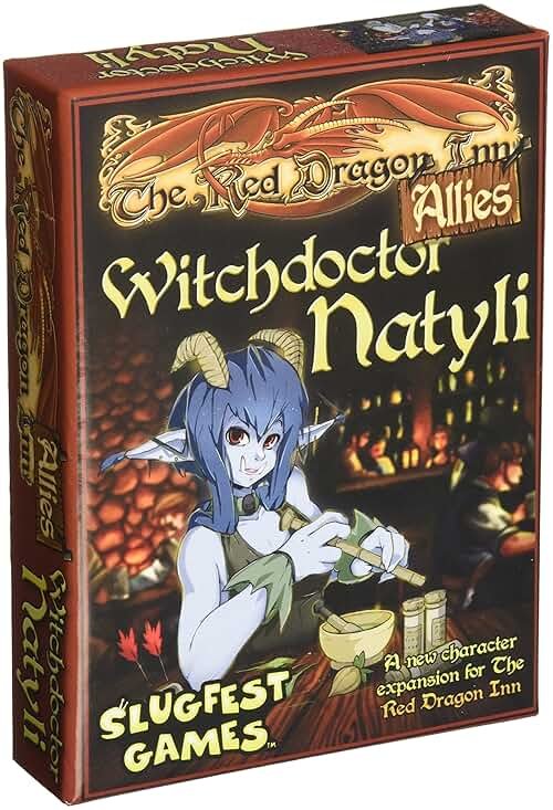 Slugfest Games The Red Dragon Inn: Allies - Witchdoctor Natyli - Strategy Card Game Expansion - Ages 13+ - Compatible with All Other Expansions - Product Image