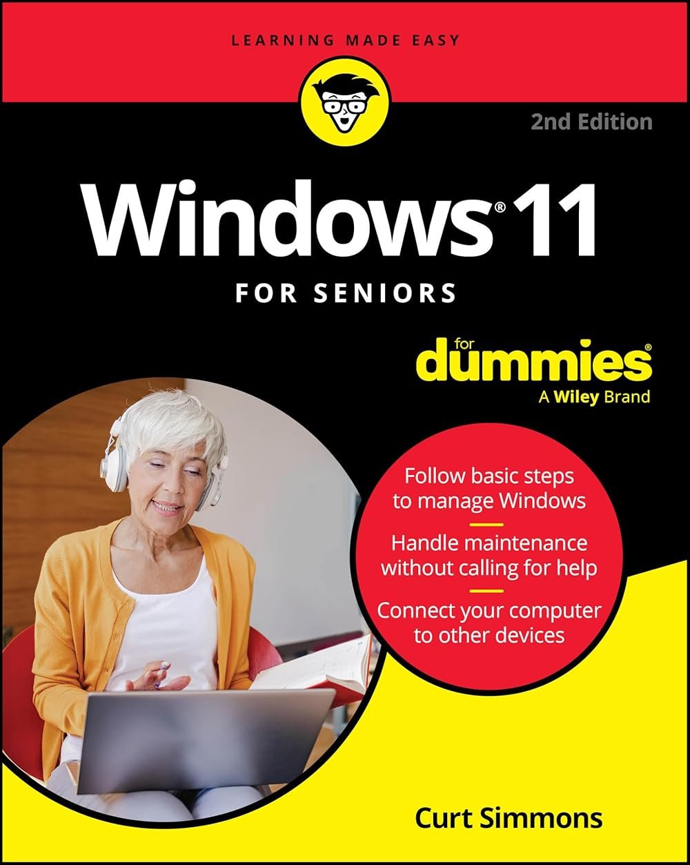 Windows 11 For Seniors For Dummies, 2nd Edition (For Dummies (Computer/Tech)) - Product Image