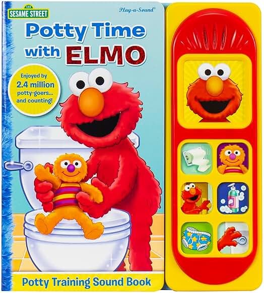 Sesame Street - Potty Time with Elmo - Potty Training Sound Book - PI Kids - Product Image
