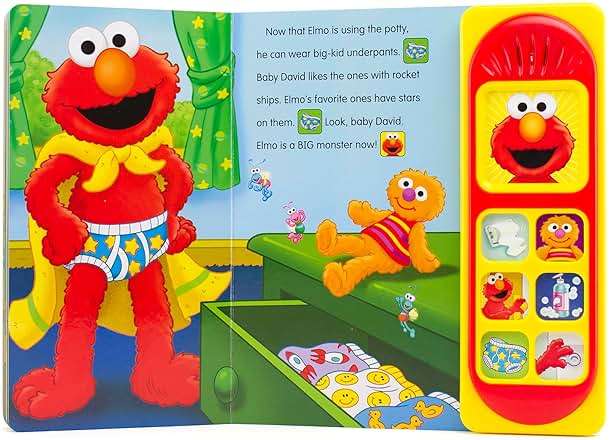 Sesame Street - Potty Time with Elmo - Potty Training Sound Book - PI Kids - Image 3