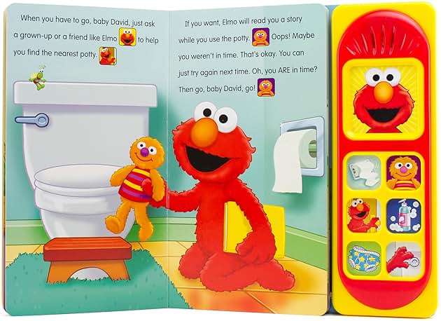 Sesame Street - Potty Time with Elmo - Potty Training Sound Book - PI Kids - Image 4