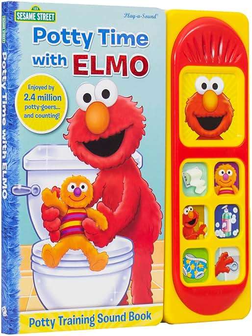 Sesame Street - Potty Time with Elmo - Potty Training Sound Book - PI Kids - Image 5