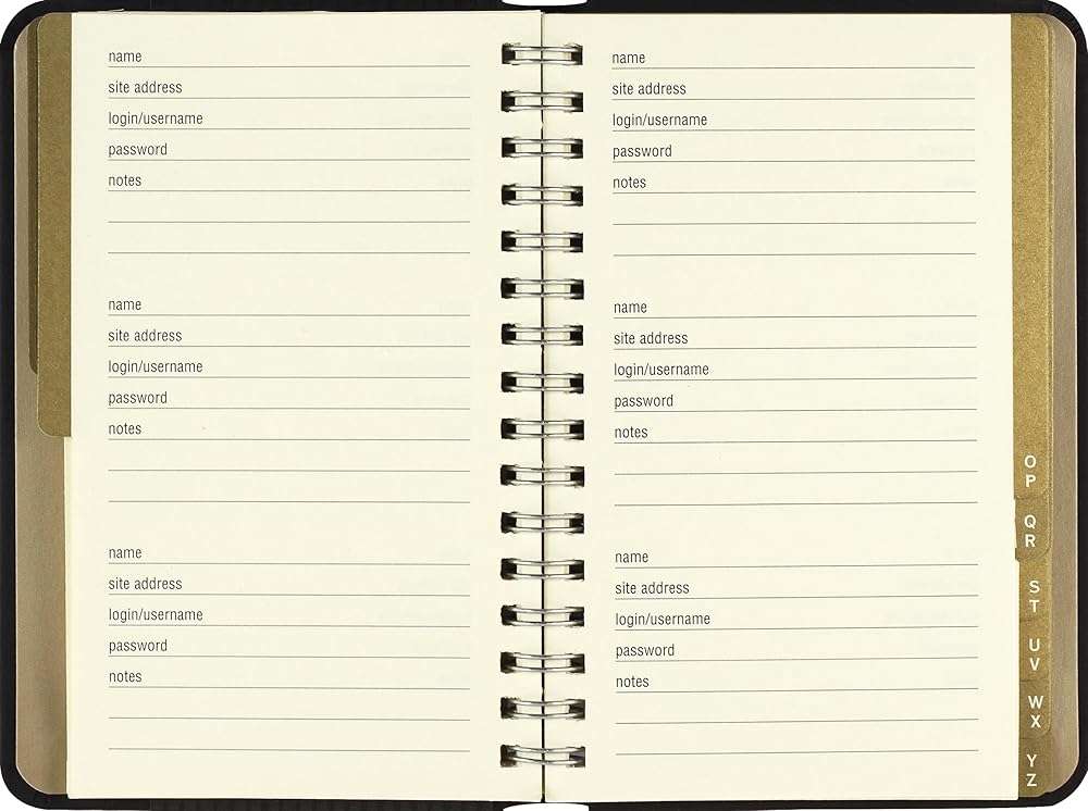 WTF? The Personal Internet Address & Password Organizer (with removable cover band!) - Image 8